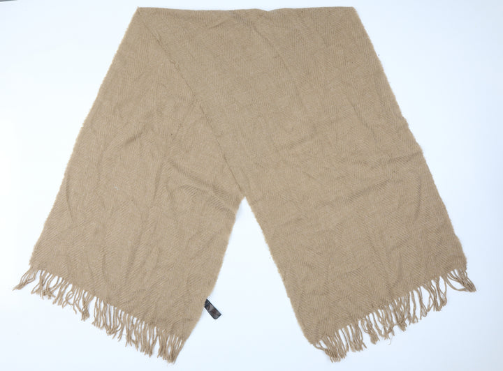 ACCESSORISE Womens Brown Acrylic Scarf
