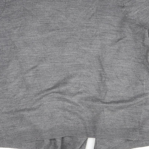 George Womens Grey   Acrylic Cardigan Jumper Size 12