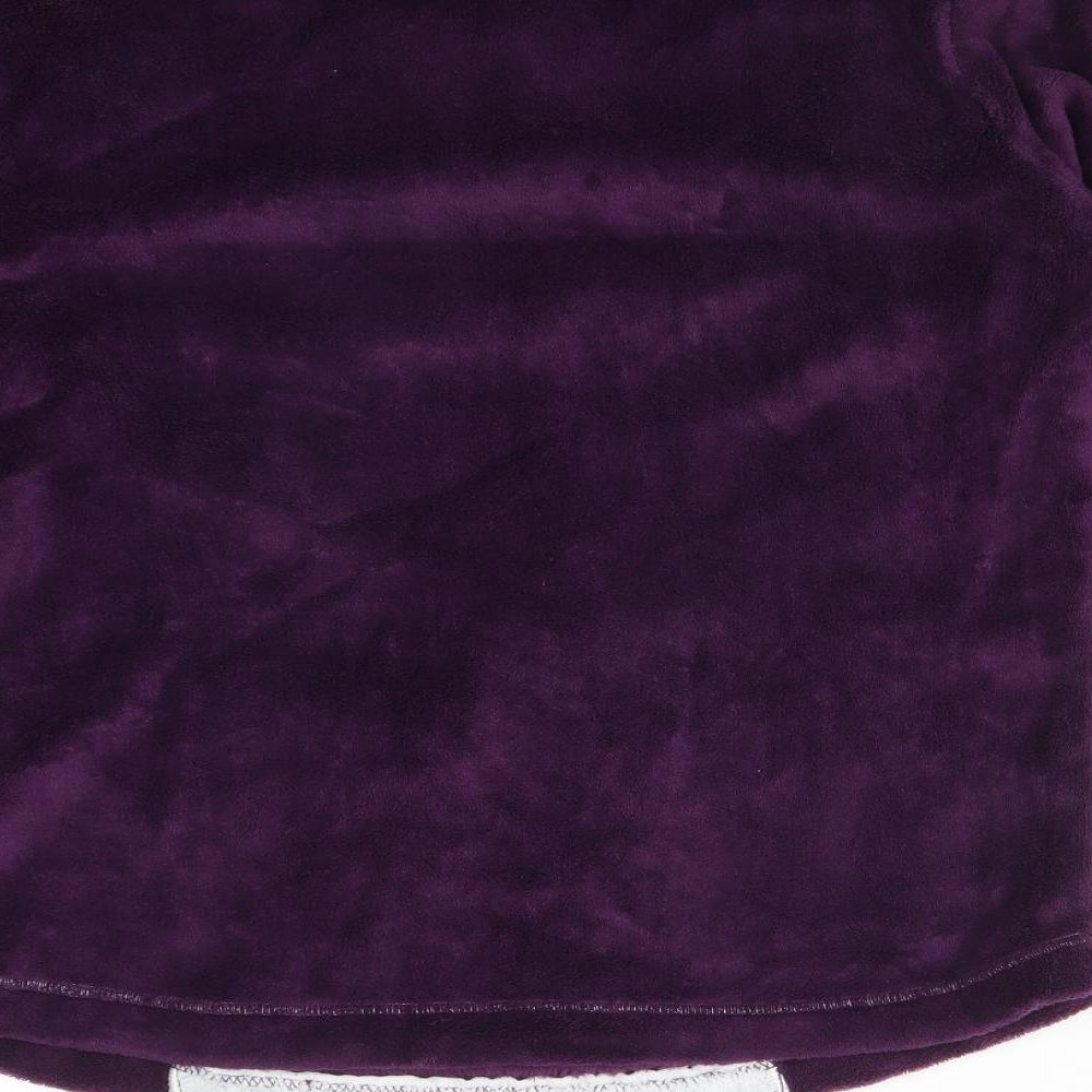 Matalan Womens Purple Solid Polyester  Pyjama Top Size M   - POLAR BEAR