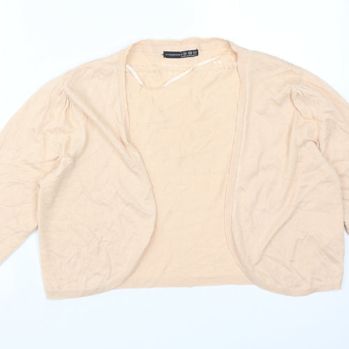 Atmosphere Womens Orange   Viscose Cardigan Jumper Size 18