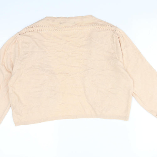 Atmosphere Womens Orange   Viscose Cardigan Jumper Size 18
