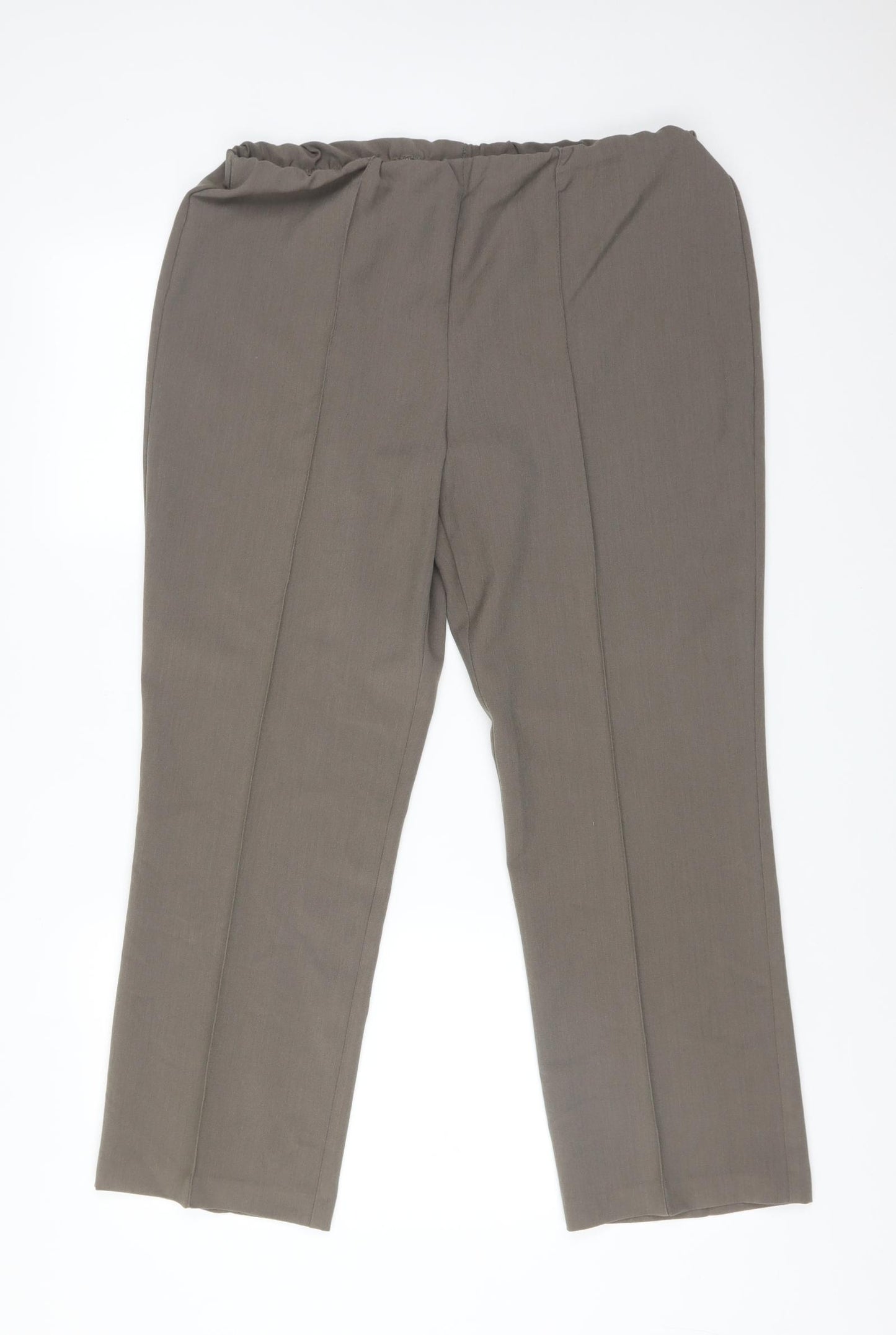 BONMARCHE Womens Green  Polyester Trousers  Size 14 L26 in Regular