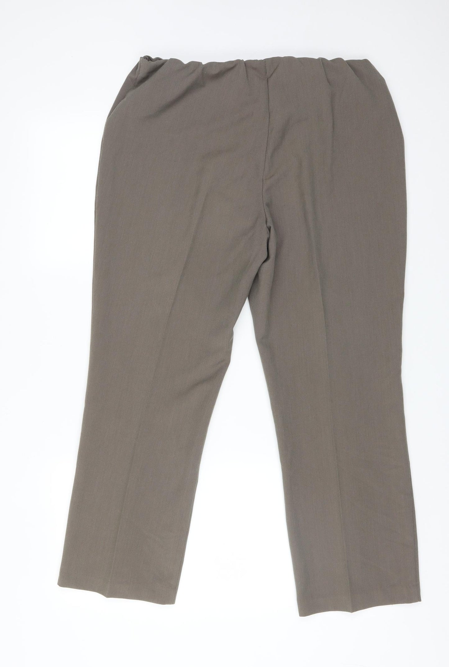 BONMARCHE Womens Green  Polyester Trousers  Size 14 L26 in Regular