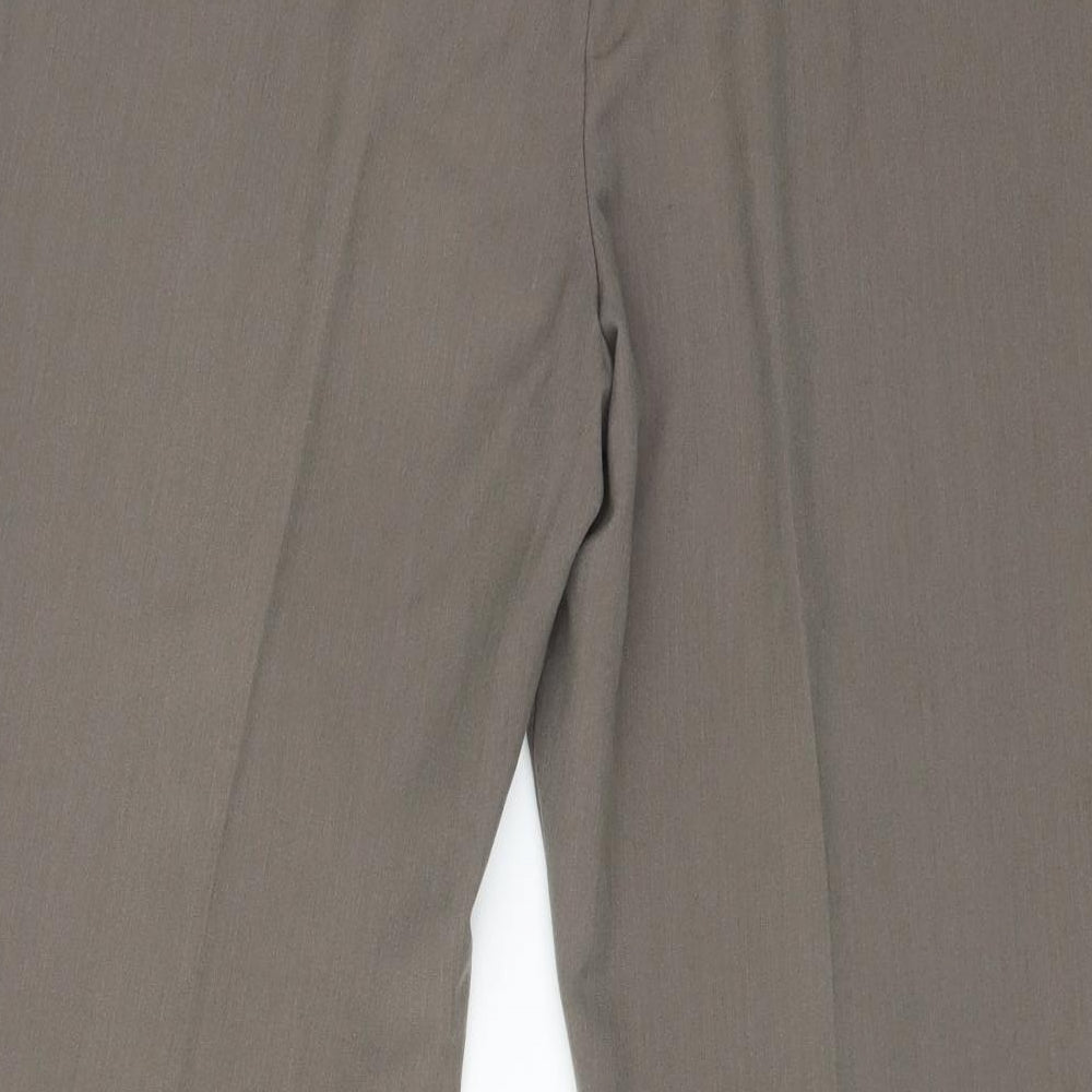 BONMARCHE Womens Green  Polyester Trousers  Size 14 L26 in Regular