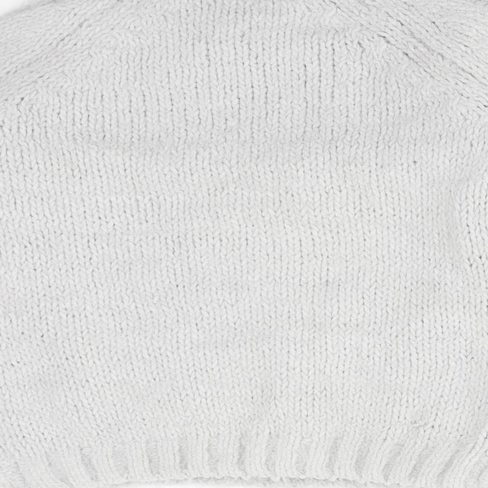 Primark Girls Grey  Polyester Basic T-Shirt Size 4-5 Years Crew Neck