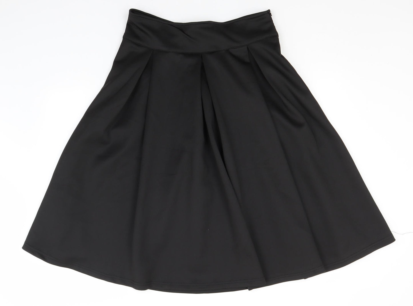 SheIn Womens Black  Polyester A-Line Skirt Size XL