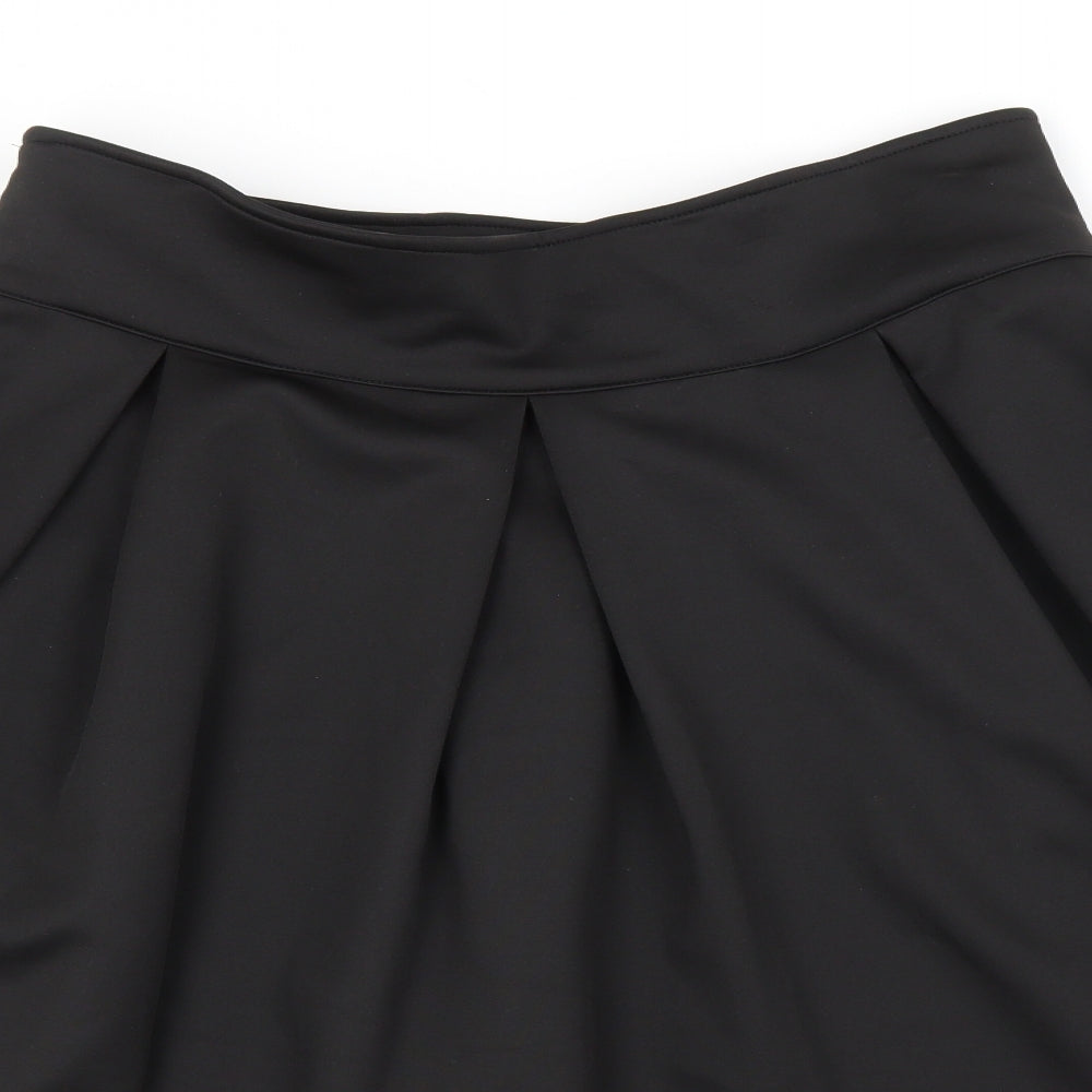 SheIn Womens Black  Polyester A-Line Skirt Size XL