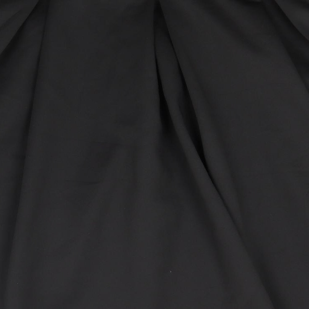 SheIn Womens Black  Polyester A-Line Skirt Size XL