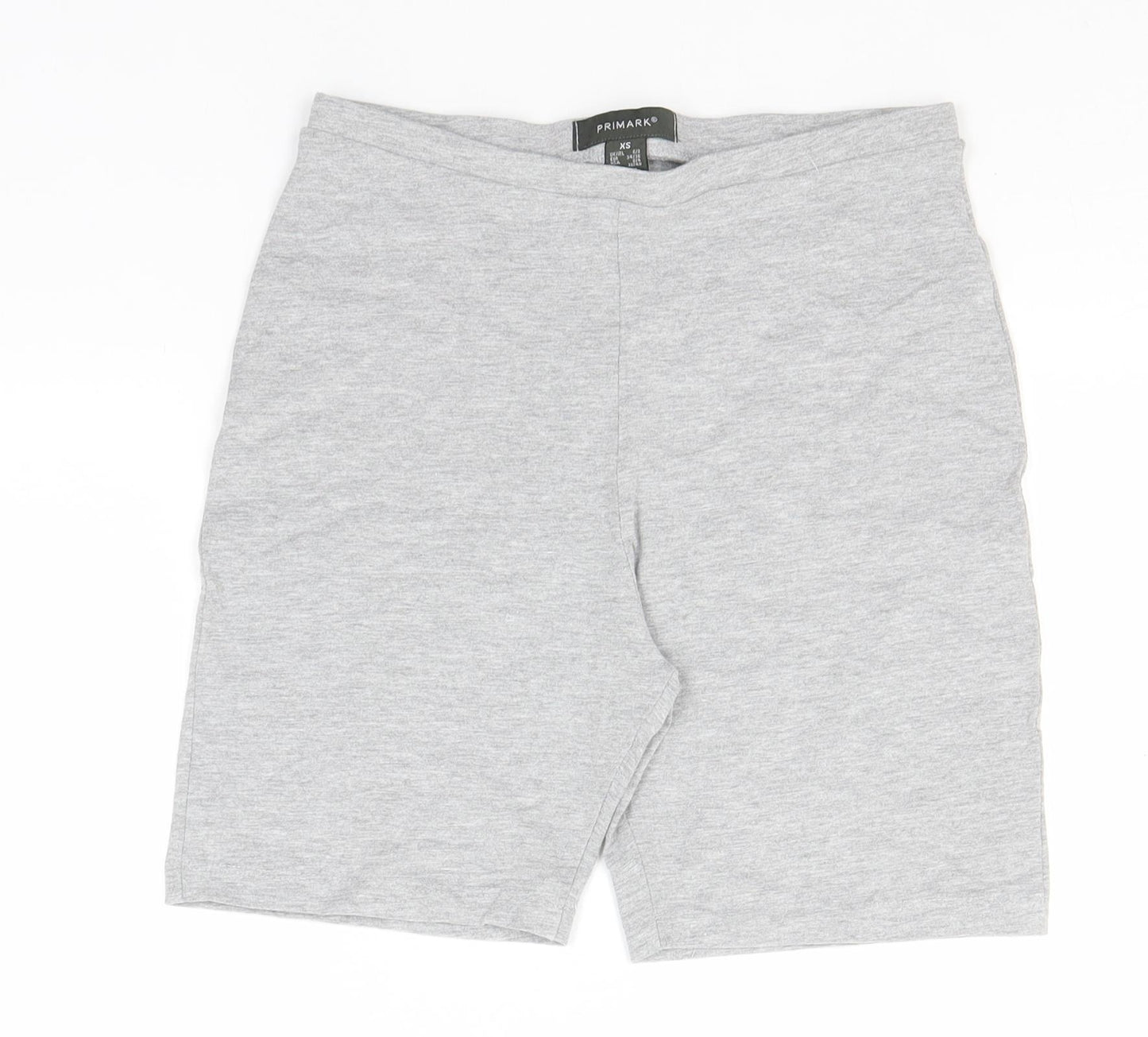 Primark Womens Grey  Cotton Sweat Shorts Size 6  Regular
