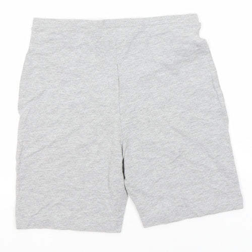 Primark Womens Grey  Cotton Sweat Shorts Size 6  Regular
