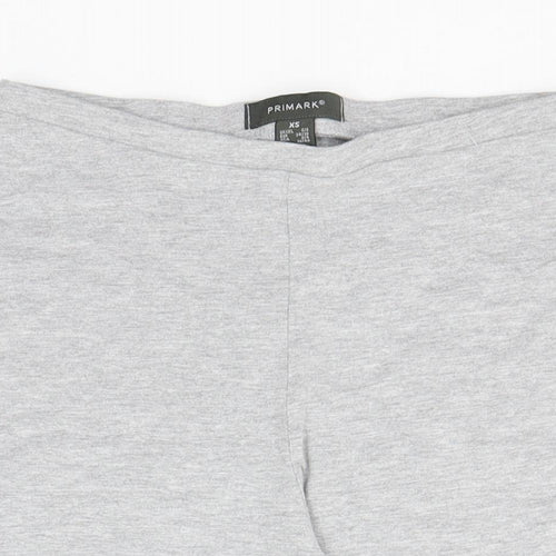 Primark Womens Grey  Cotton Sweat Shorts Size 6  Regular
