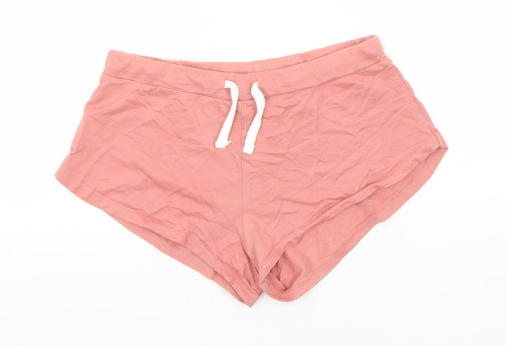 Divided Womens Red Cotton Sweat Shorts Size XS Regular