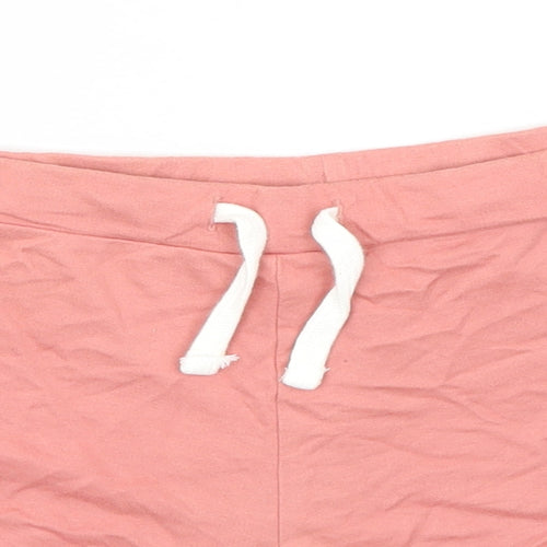 Divided Womens Red  Cotton Sweat Shorts Size XS  Regular