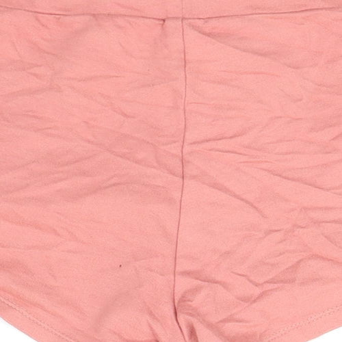 Divided Womens Red  Cotton Sweat Shorts Size XS  Regular