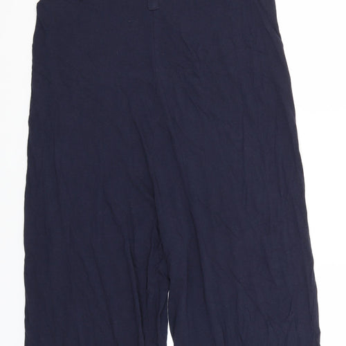 New Look Womens Blue  Cotton Jumpsuit One-Piece Size 14 L19 in