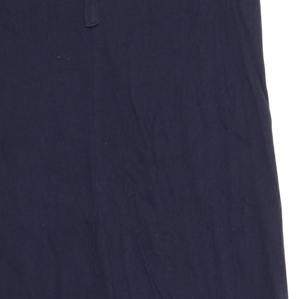 New Look Womens Blue  Cotton Jumpsuit One-Piece Size 14 L19 in