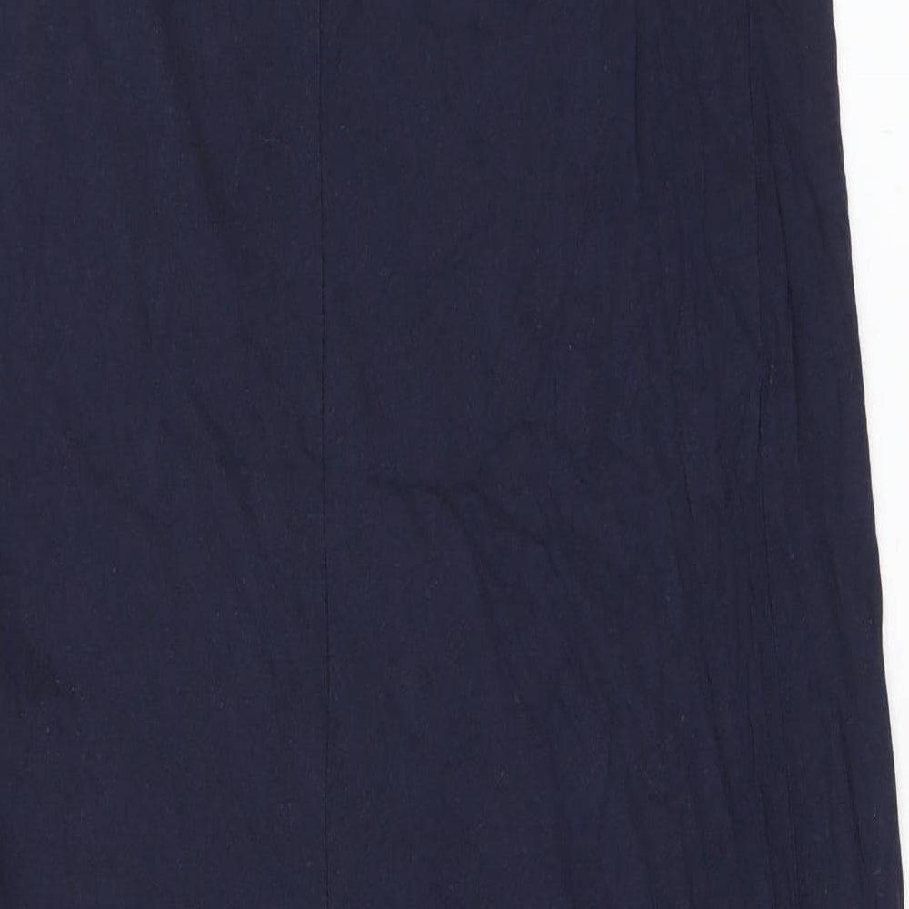 New Look Womens Blue  Cotton Jumpsuit One-Piece Size 14 L19 in