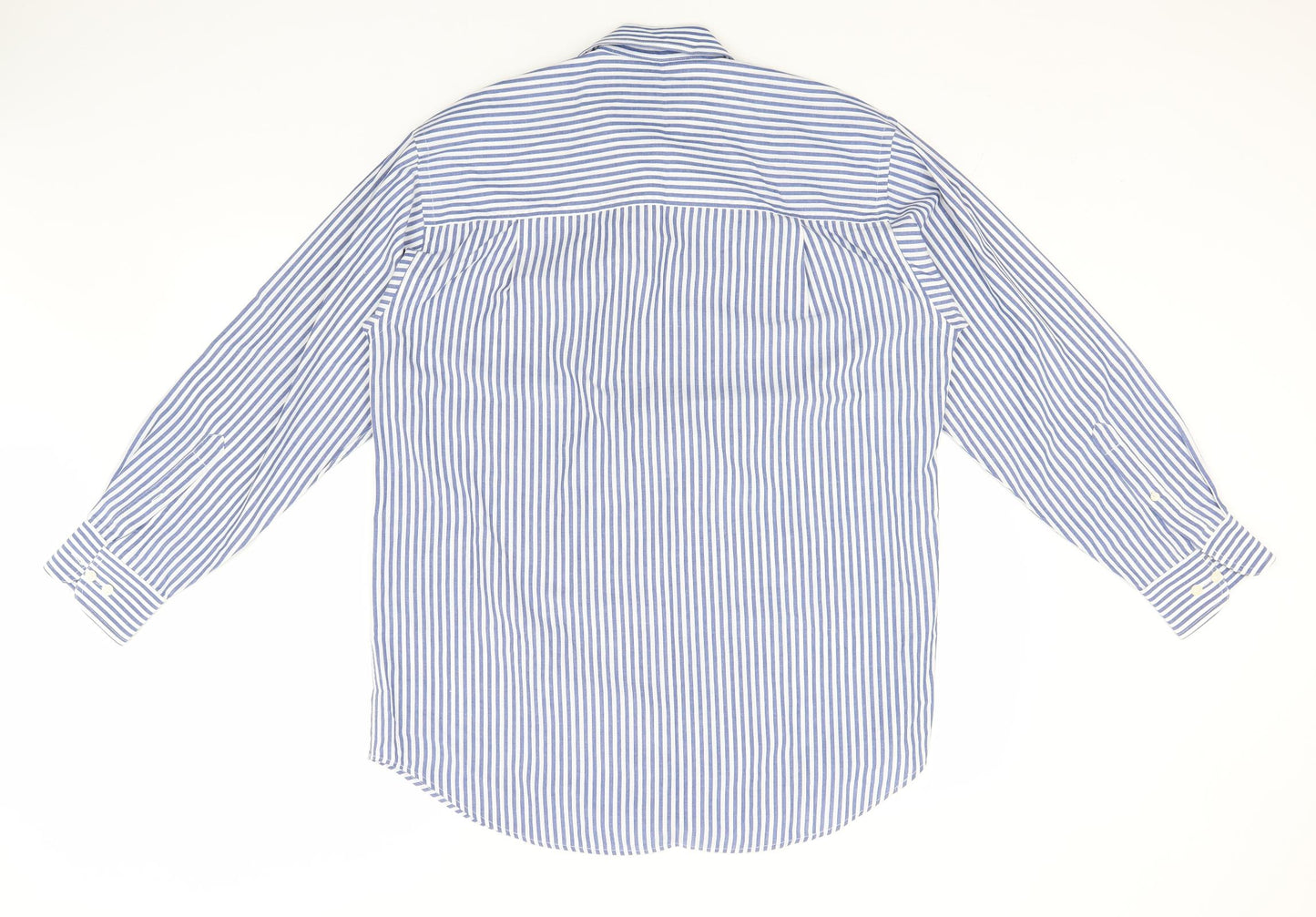 Van Heusen Mens Blue Striped Cotton  Pyjama Top