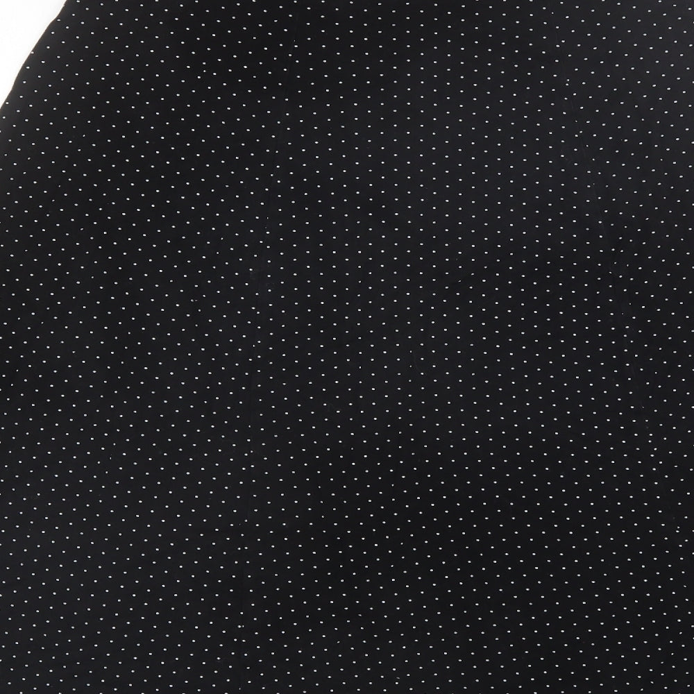 Plus Collection Womens Blue Polka Dot Viscose A-Line Skirt Size 20