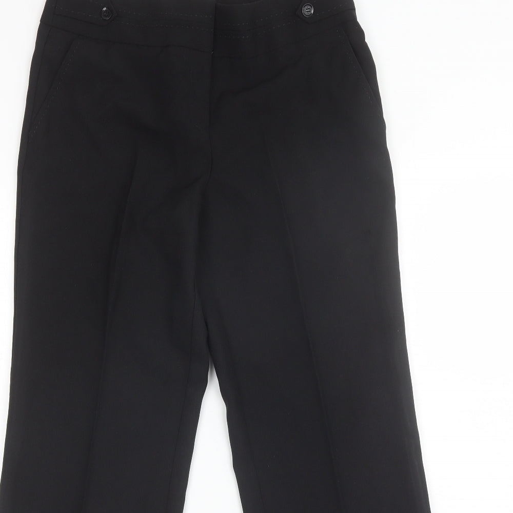 Atmosphere Womens Black  Polyester Dress Pants Trousers Size 12 L28 in Regular
