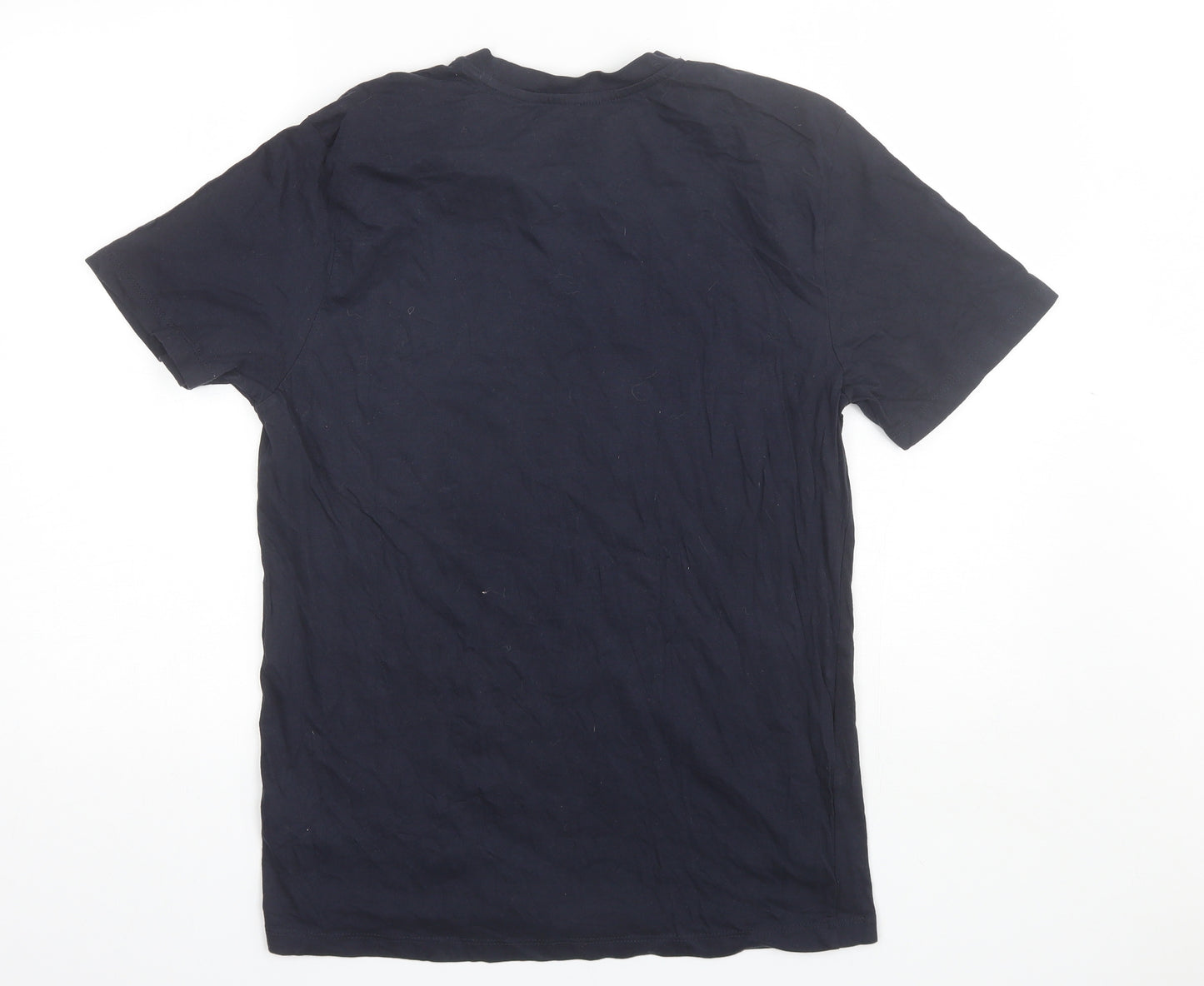 Primark Mens Blue  Cotton  T-Shirt Size M Round Neck