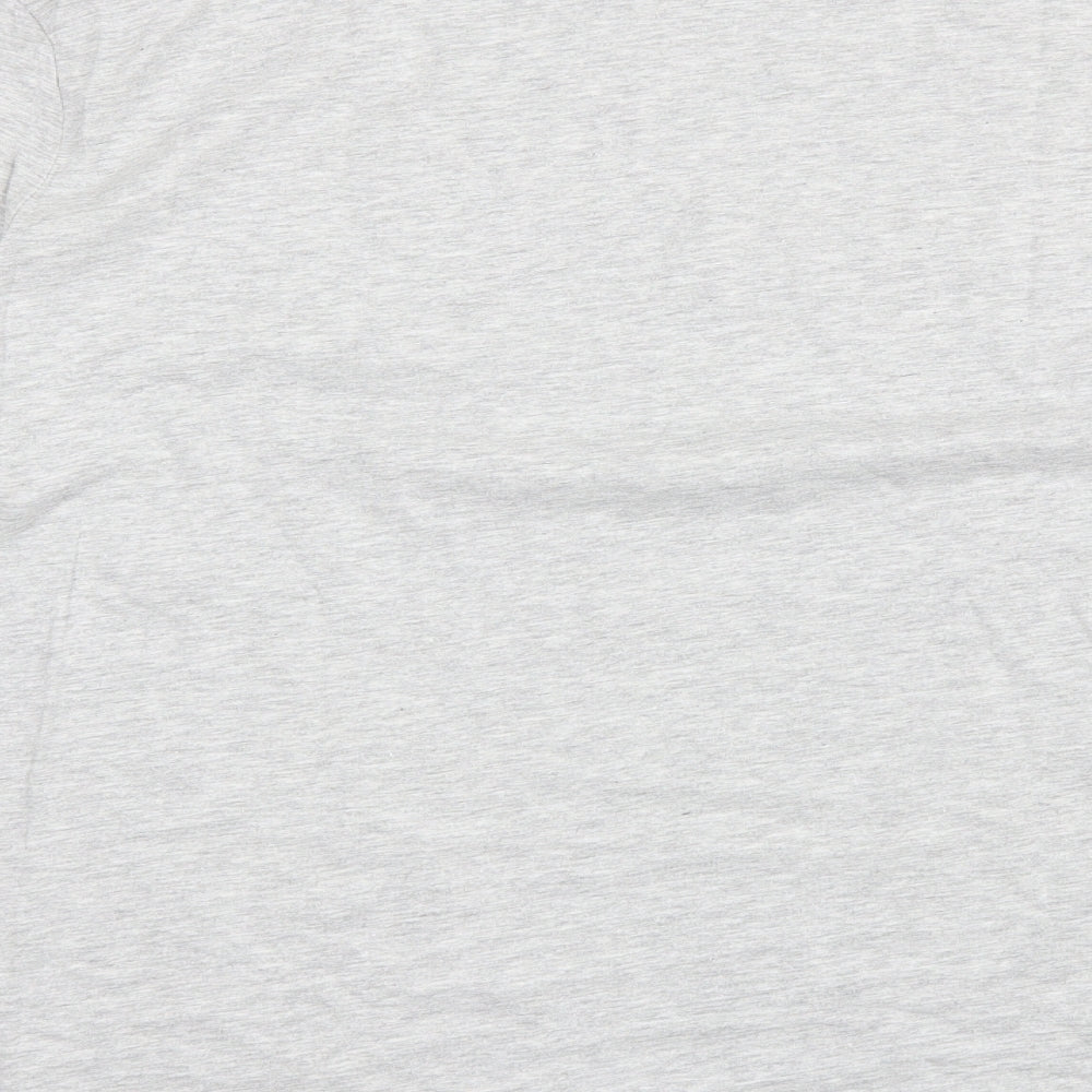 TU Mens Grey  Cotton  T-Shirt Size XL Round Neck
