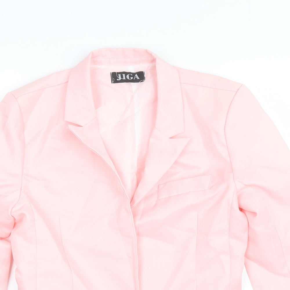 Jiga Womens Pink   Jacket Blazer Size M