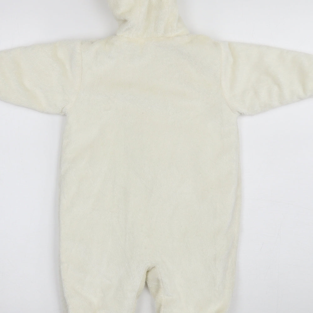 NEXT Baby White  Polyester Babygrow One-Piece Size 6-9 Months