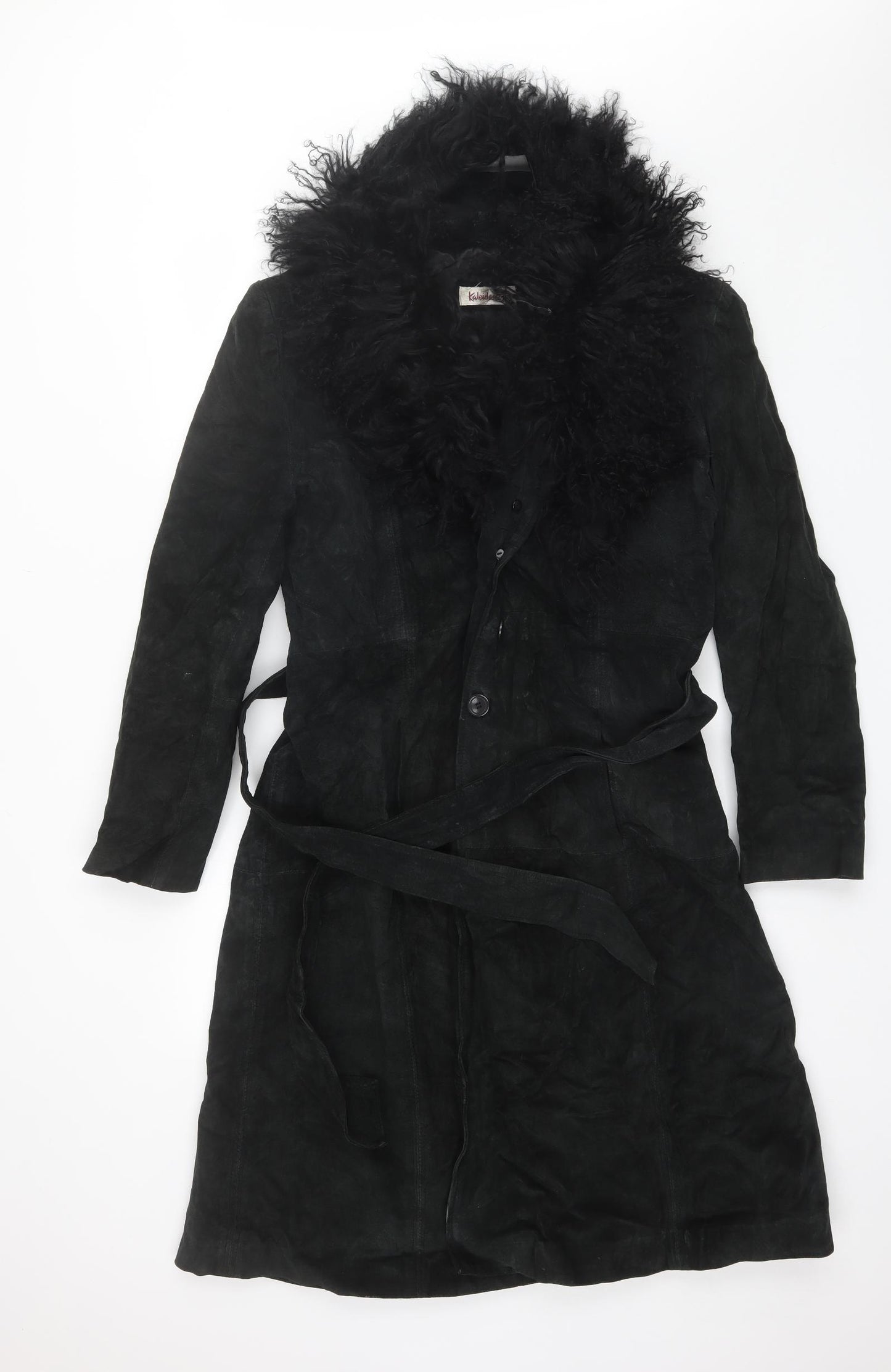 Kaleidoscope Womens Black   Overcoat Jacket Size 14