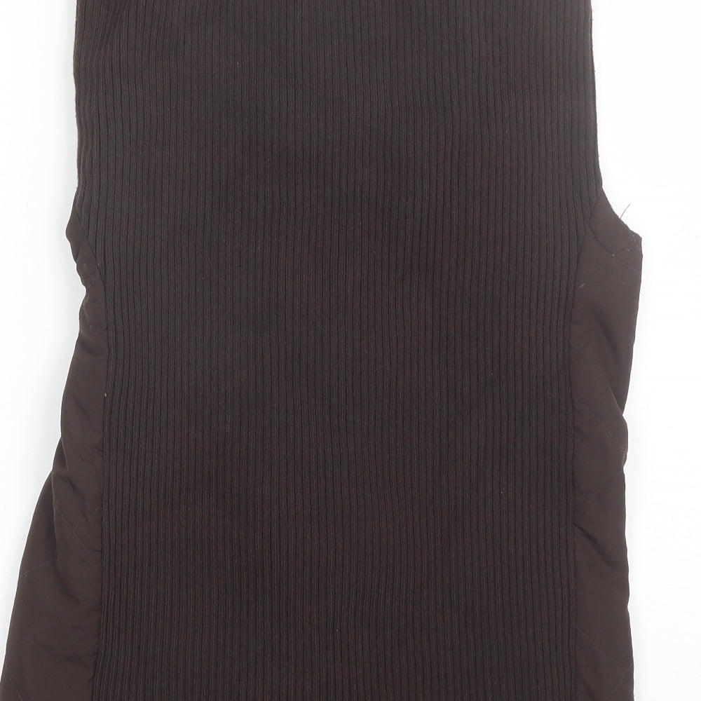 DASH Womens Brown   Gilet Jacket Size 10