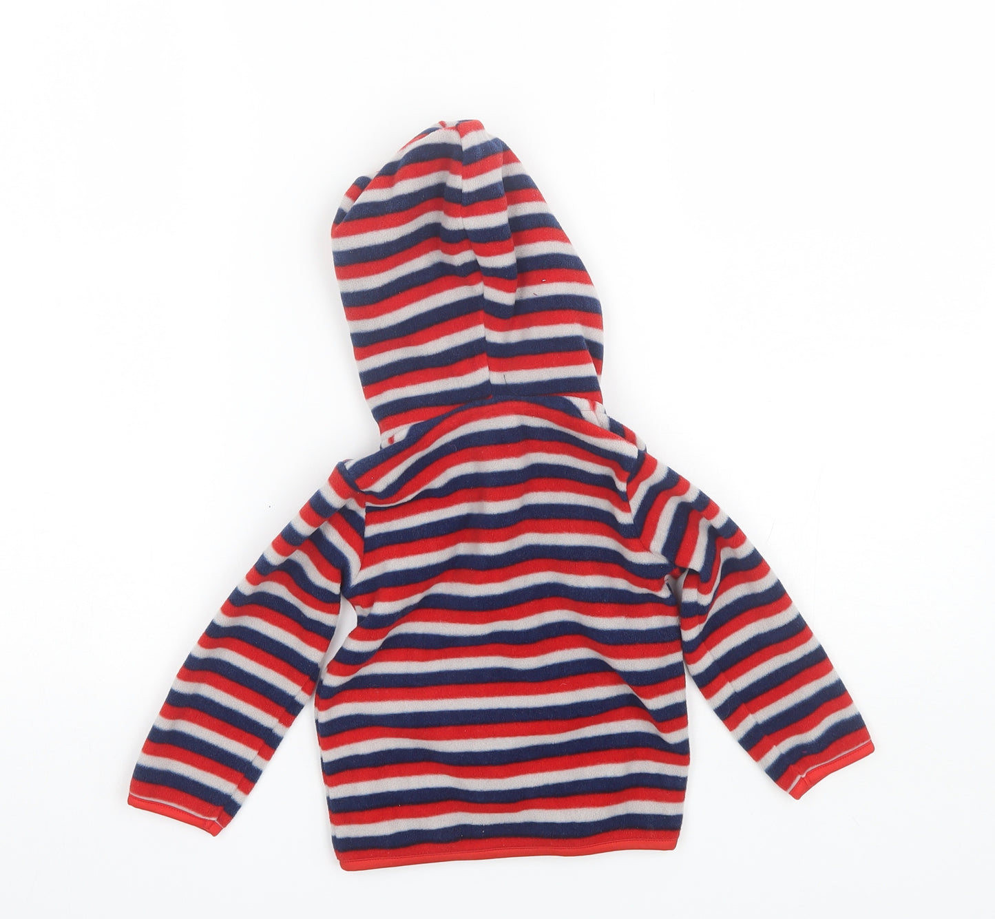 LFC Baby Red Striped Polyester Full Zip Jumper Size 12-18 Months