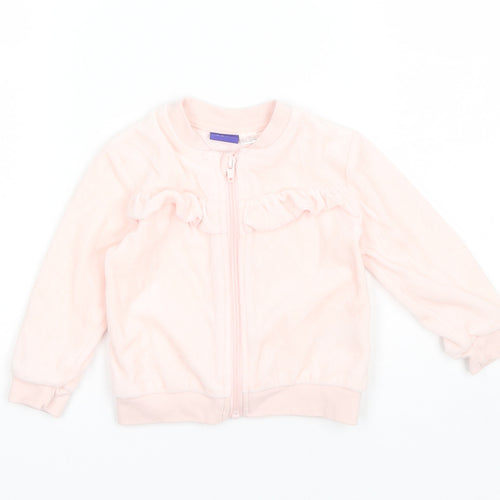 Lupilu Baby Pink  Cotton Full Zip Jumper Size 6-9 Months