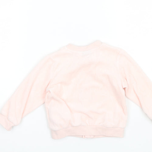 Lupilu Baby Pink  Cotton Full Zip Jumper Size 6-9 Months
