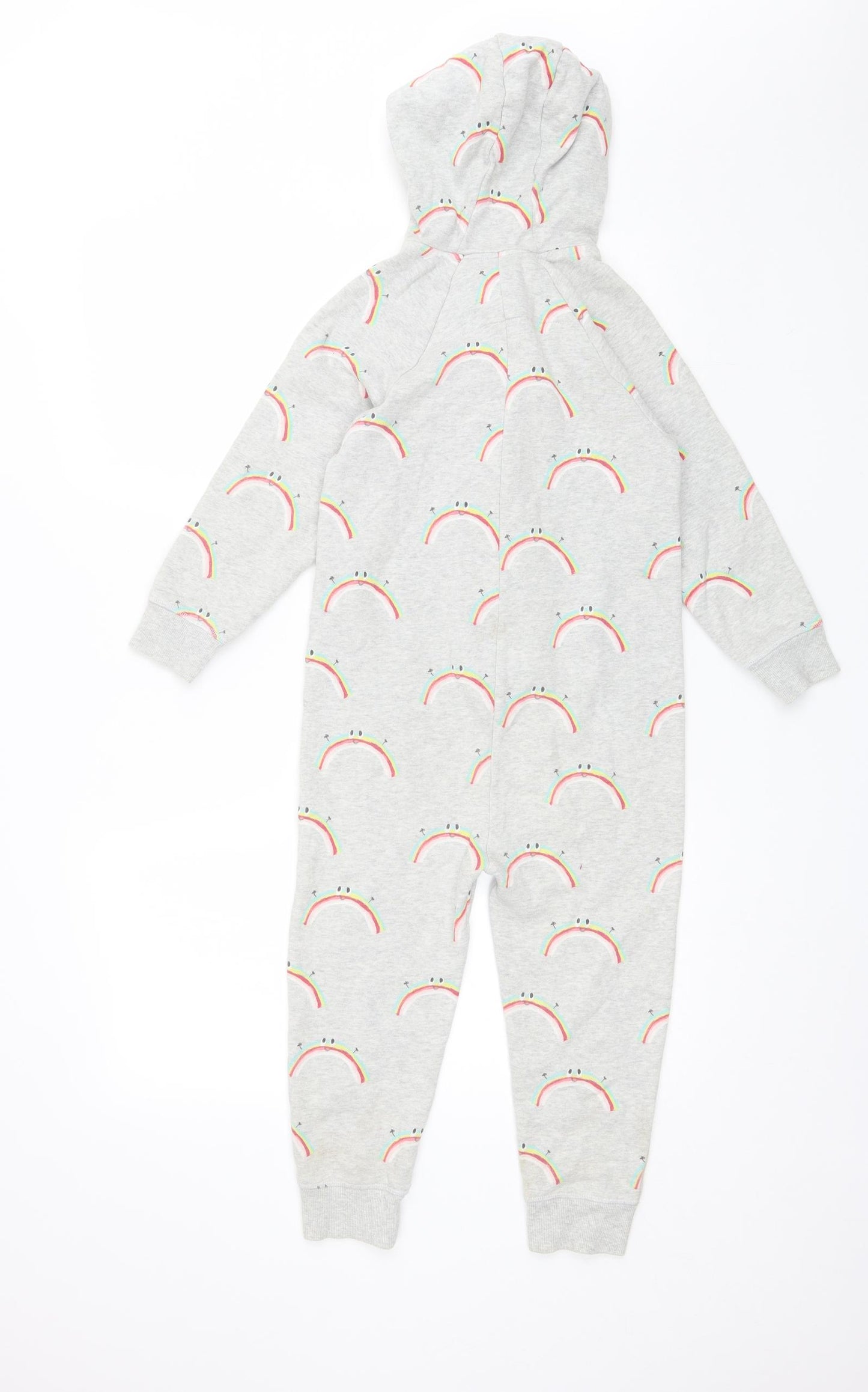NEXT Boys Grey  Cotton  One Piece Size 7 Years