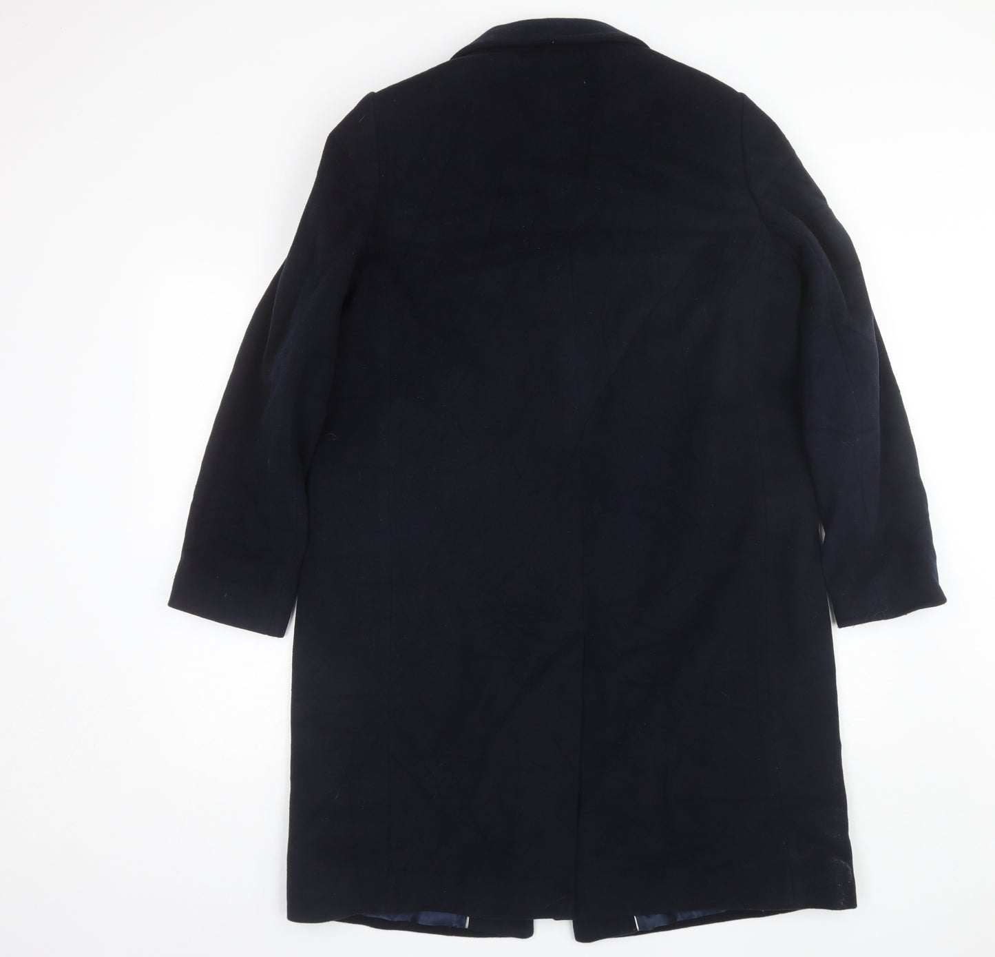 Marks and Spencer Womens Blue   Overcoat Jacket Size 14