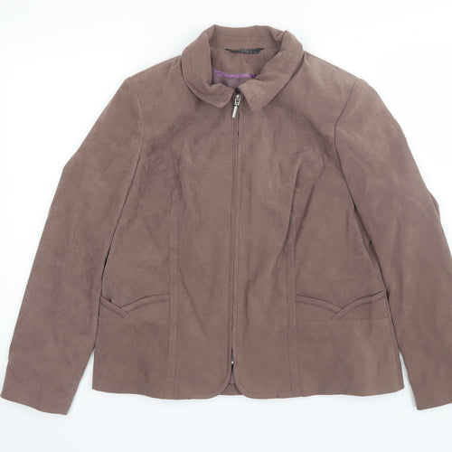 BM Womens Brown   Jacket  Size 18