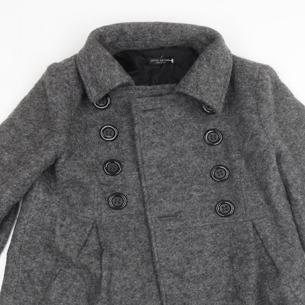 James Lakeland  Womens Grey   Overcoat Jacket Size 16
