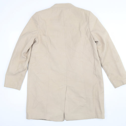 Marks and Spencer Womens Beige   Overcoat Jacket Size 16