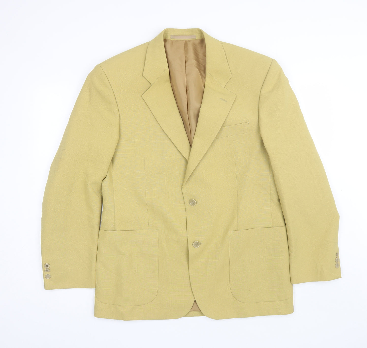 Gerteen Mens Yellow   Jacket Blazer Size 40