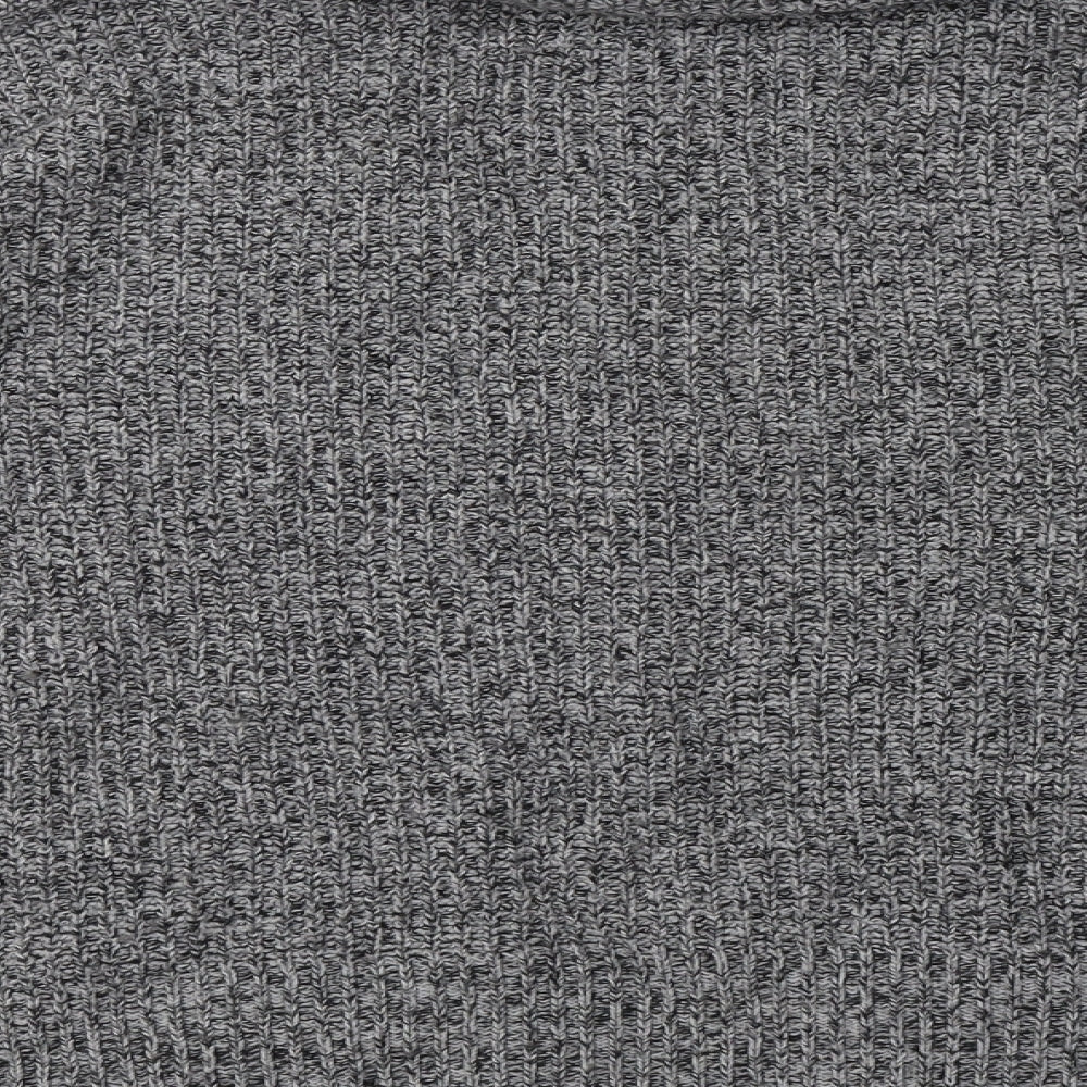 NEXT Womens Grey Roll Neck  Cotton Pullover Jumper Size S