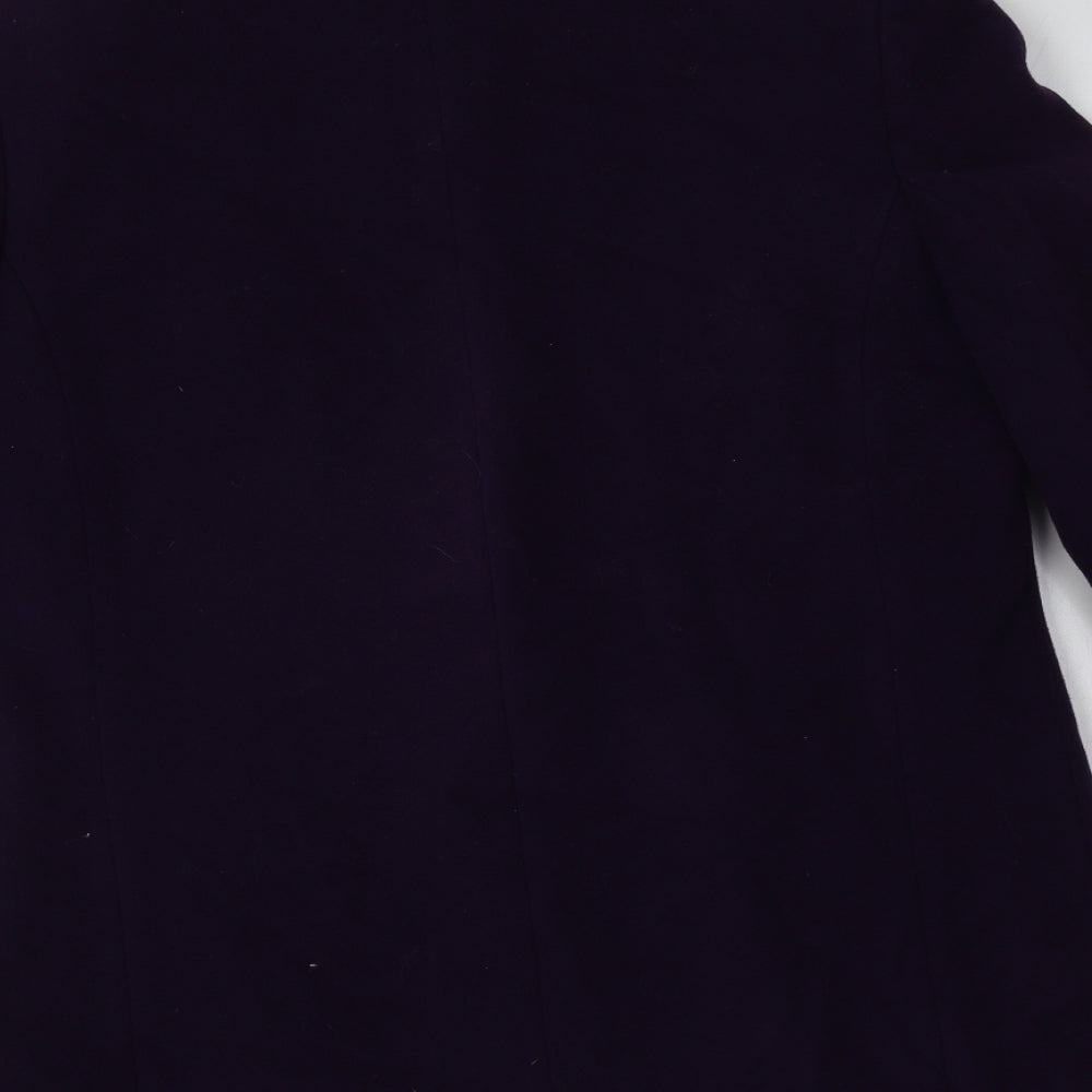 Windsmoor Womens Purple   Pea Coat Coat Size 12