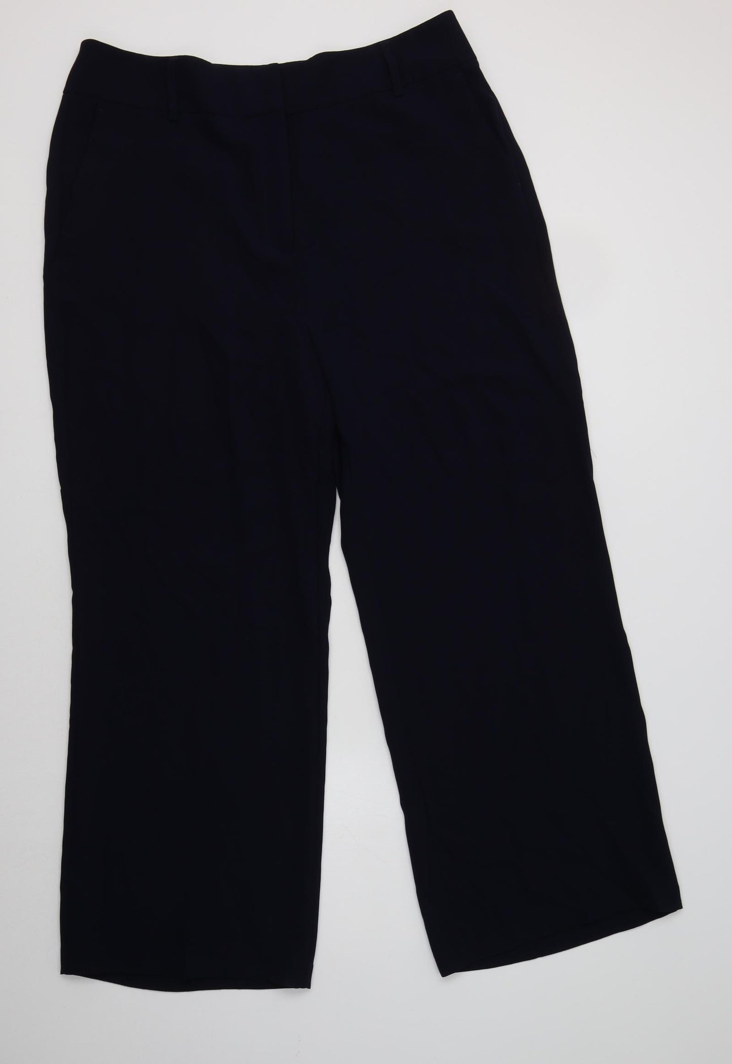 NEXT Womens Blue  Polyester Dress Pants Trousers Size 18 L31 in Regular