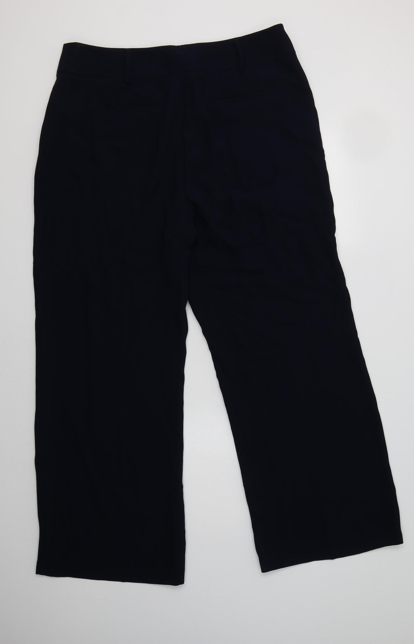 NEXT Womens Blue  Polyester Dress Pants Trousers Size 18 L31 in Regular