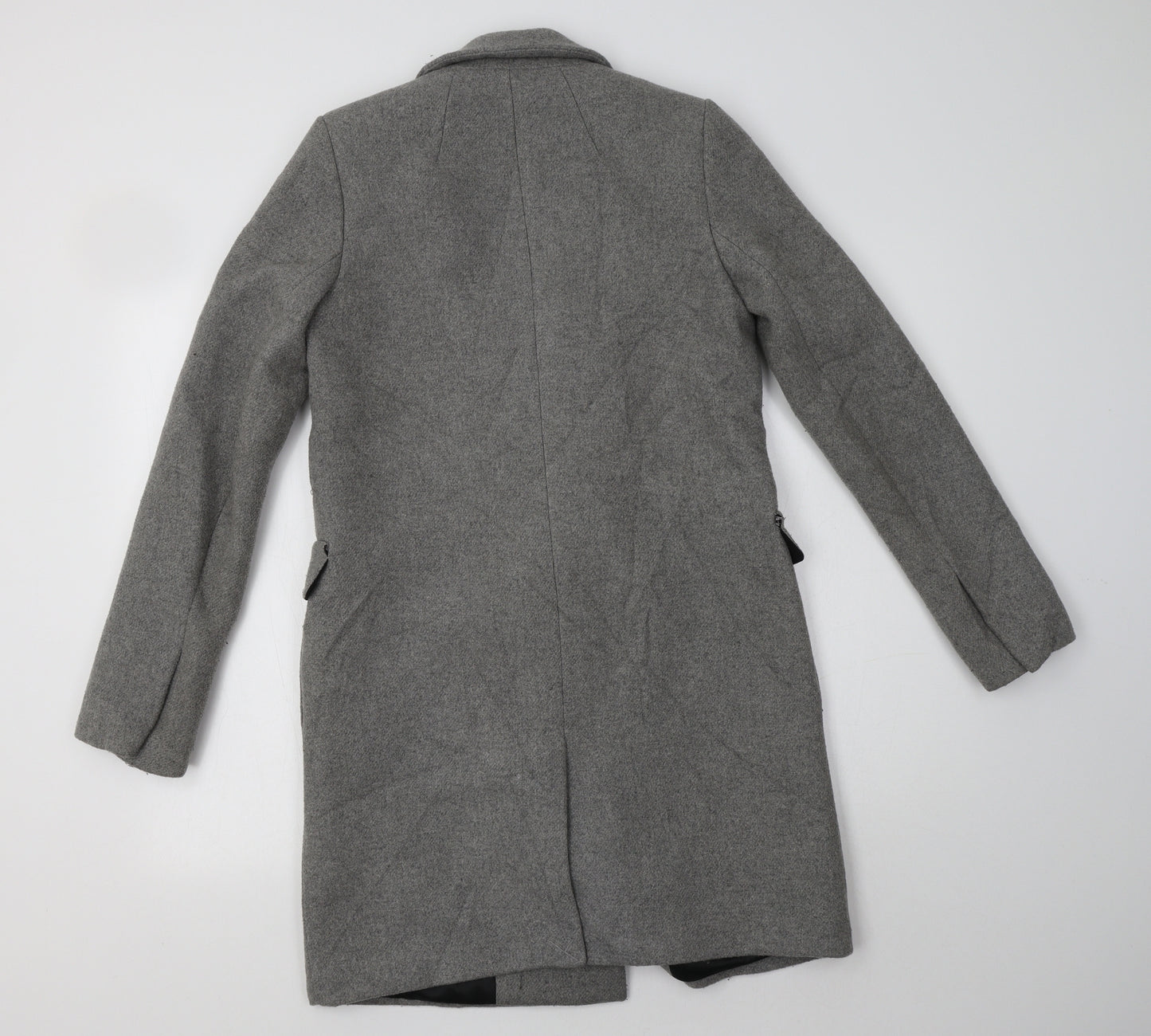 Zara Womens Grey   Overcoat Coat Size XS