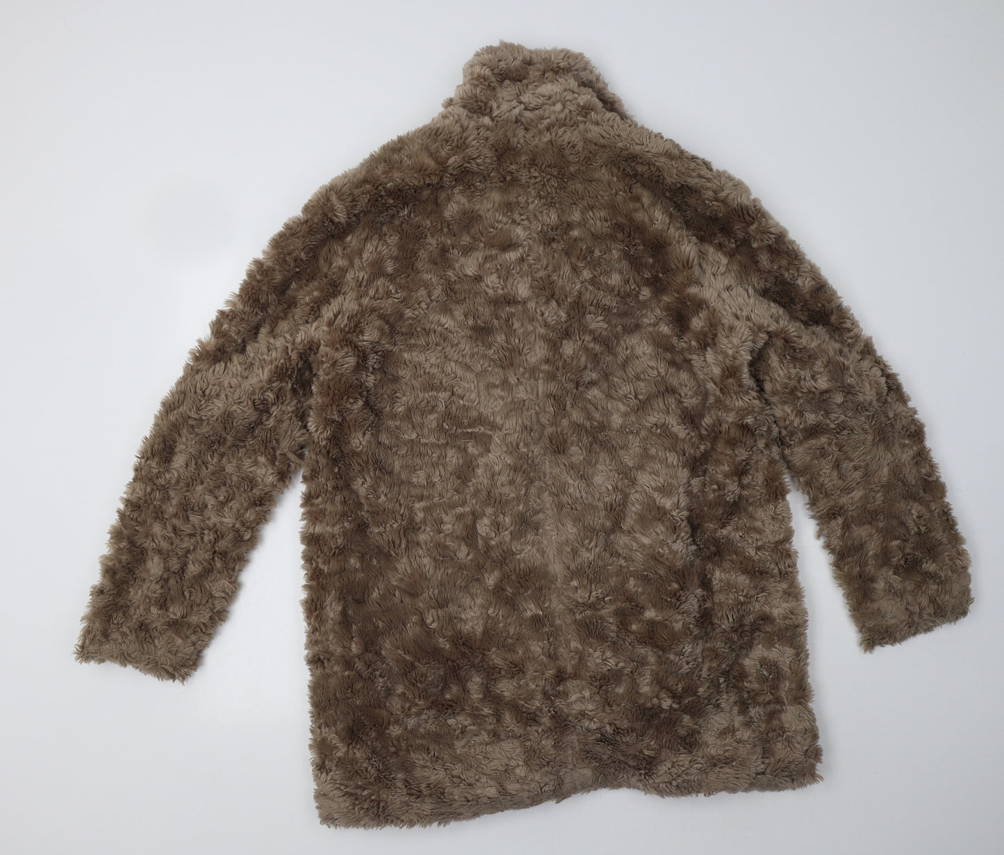 Dorothy Perkins Womens Beige   Overcoat Coat Size 14
