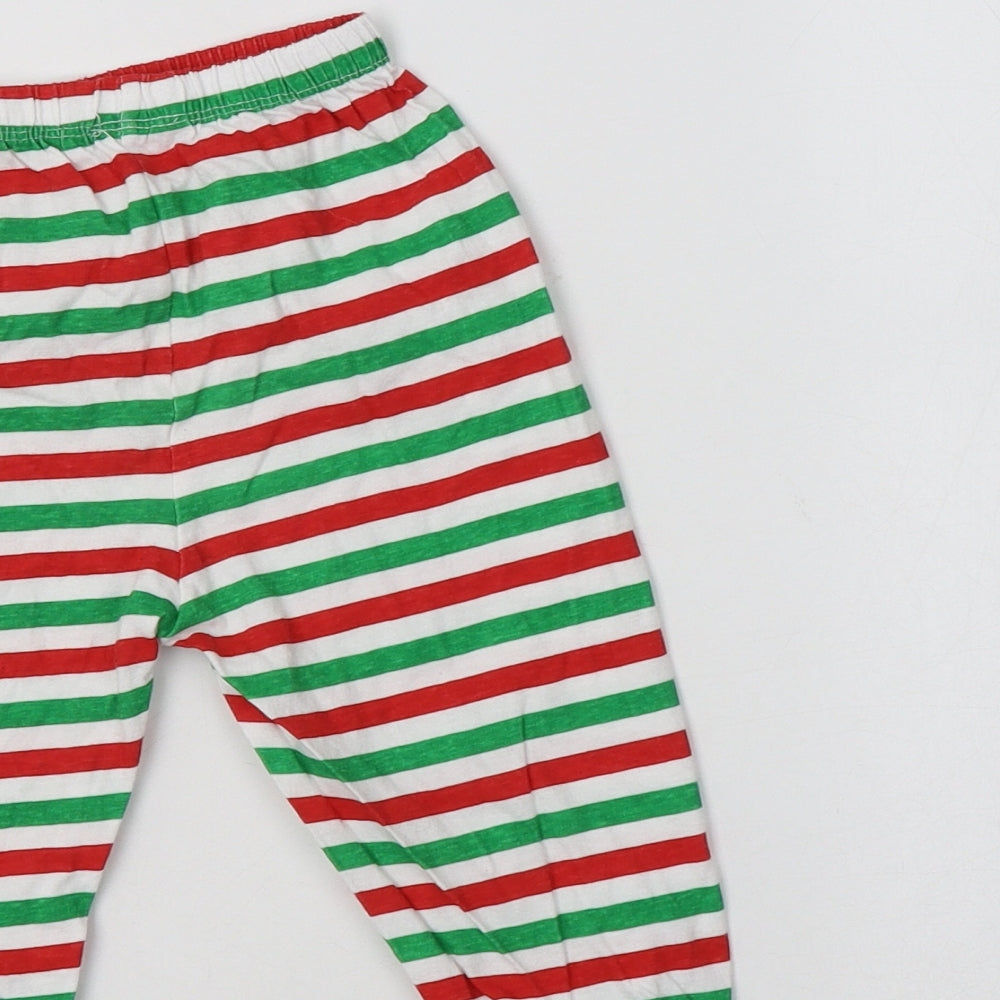 B&M Baby Multicoloured Striped Cotton  Pyjama Pants Size 18-24 Months
