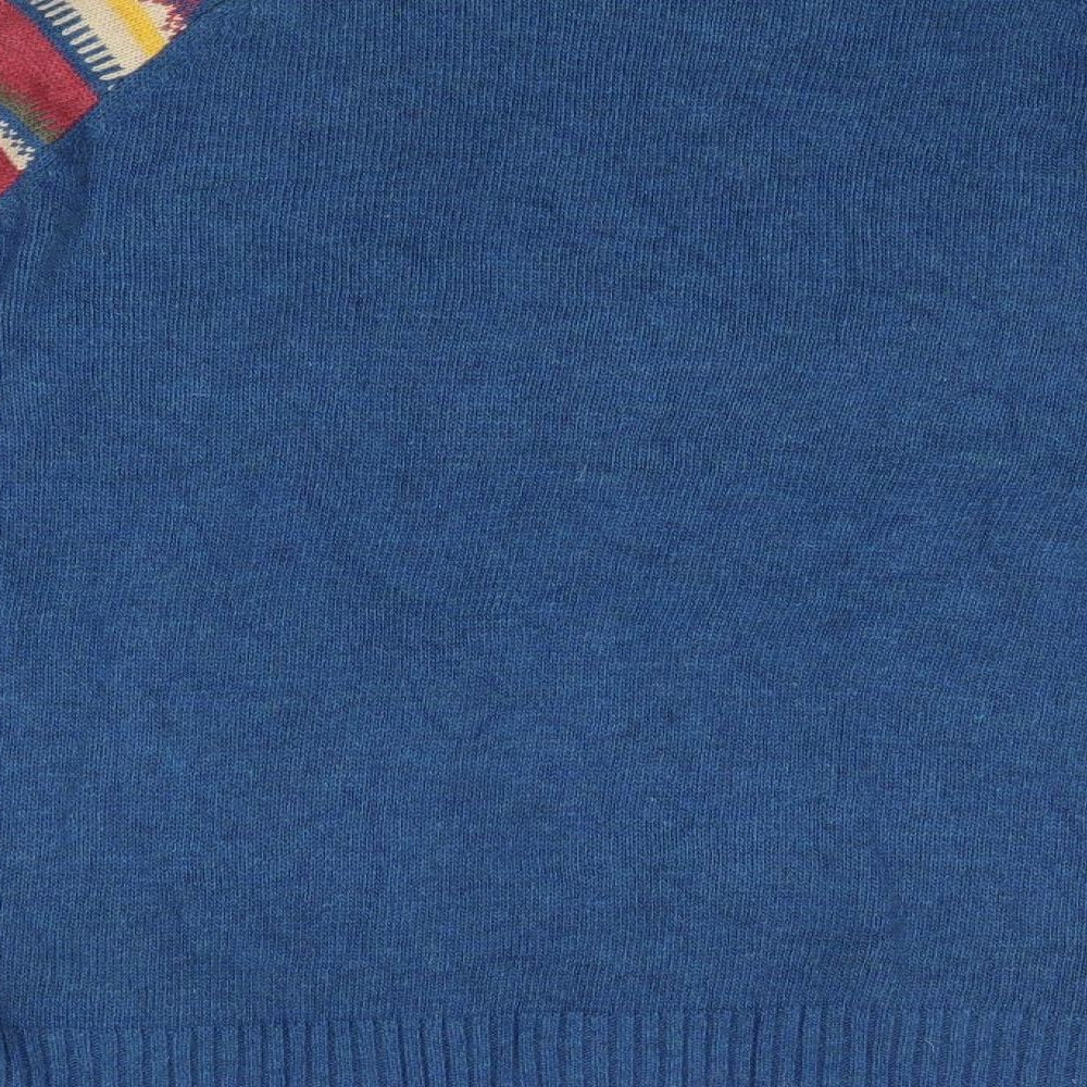 Native Youth Mens Multicoloured Round Neck  Acrylic Pullover Jumper Size XL