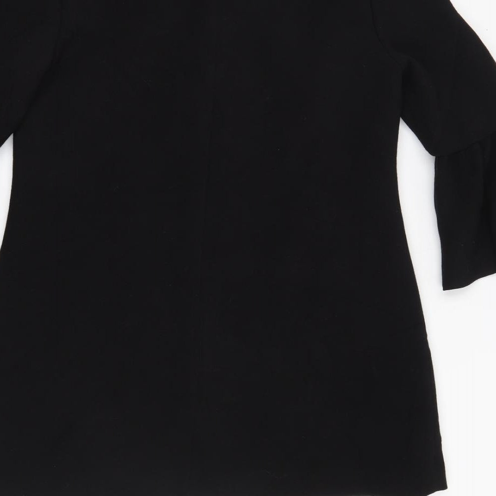 F&F Womens Black  Polyester Jumper Dress  Size 10  Round Neck