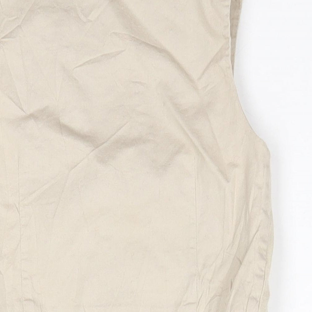 Matalan Baby Beige   Jacket Waistcoat Size 9-12 Months