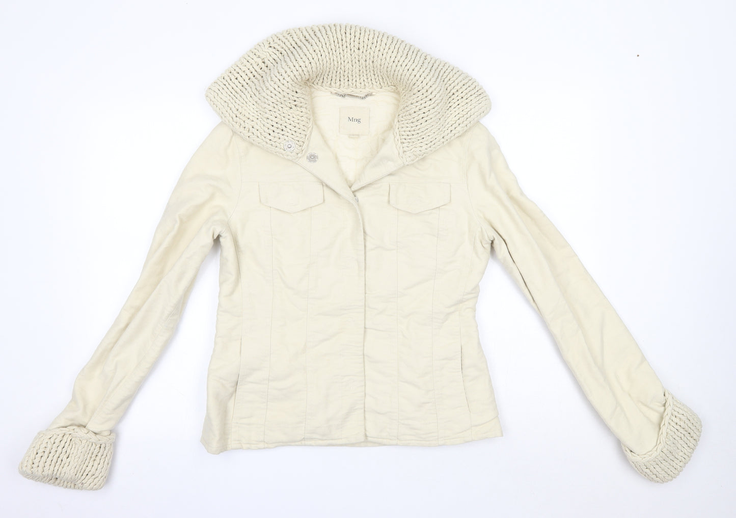 Mango Womens Ivory   Jacket  Size L